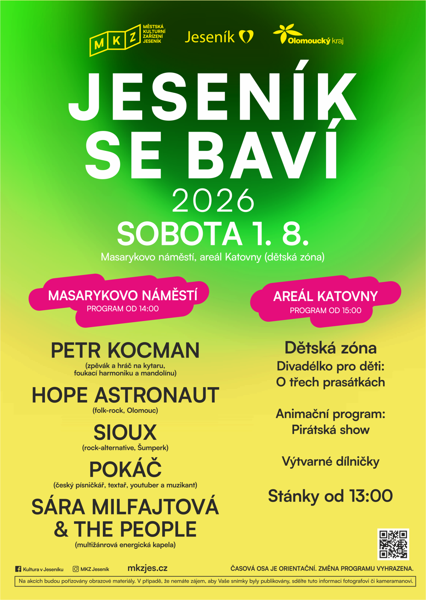 JESENÍK SE BAVÍ 2026