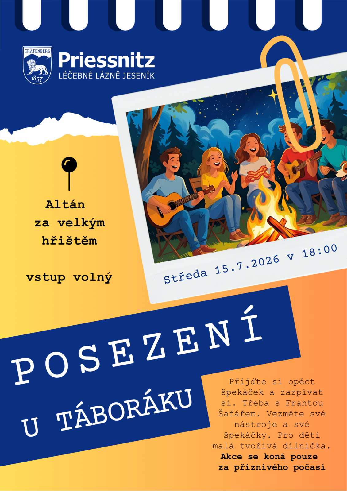 POSEZENÍ U TÁBORÁKU
