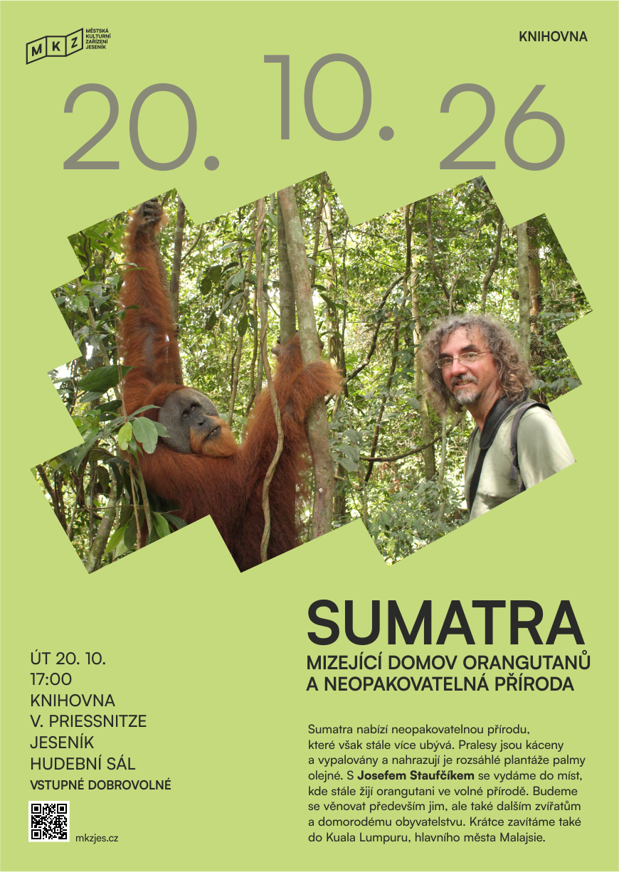 SUMATRA – MIZEJÍCÍ DOMOV ORANGUTANŮ A NEOPAKOVATELNÁ PŘÍRODA