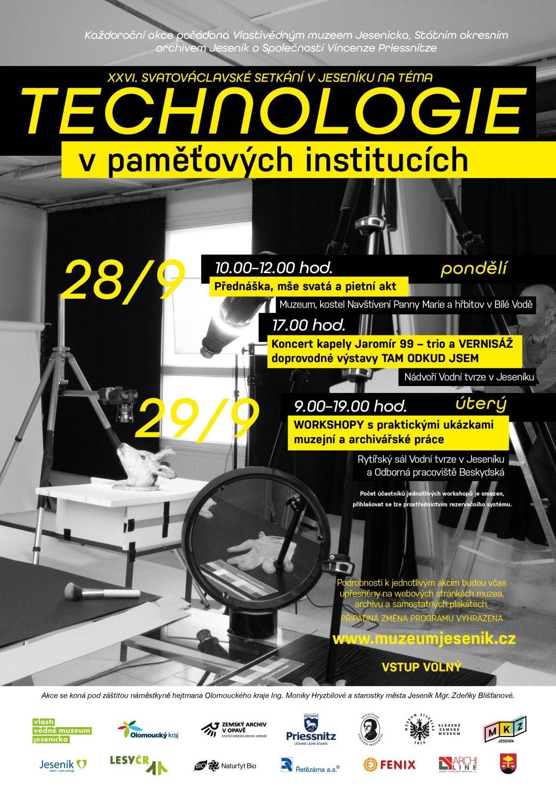 XXVI. SVATOVÁCLAVSKÉ SETKÁNÍ NA TÉMA „TECHNOLOGIE V PAMĚŤOVÝCH INSTITUCÍCH“