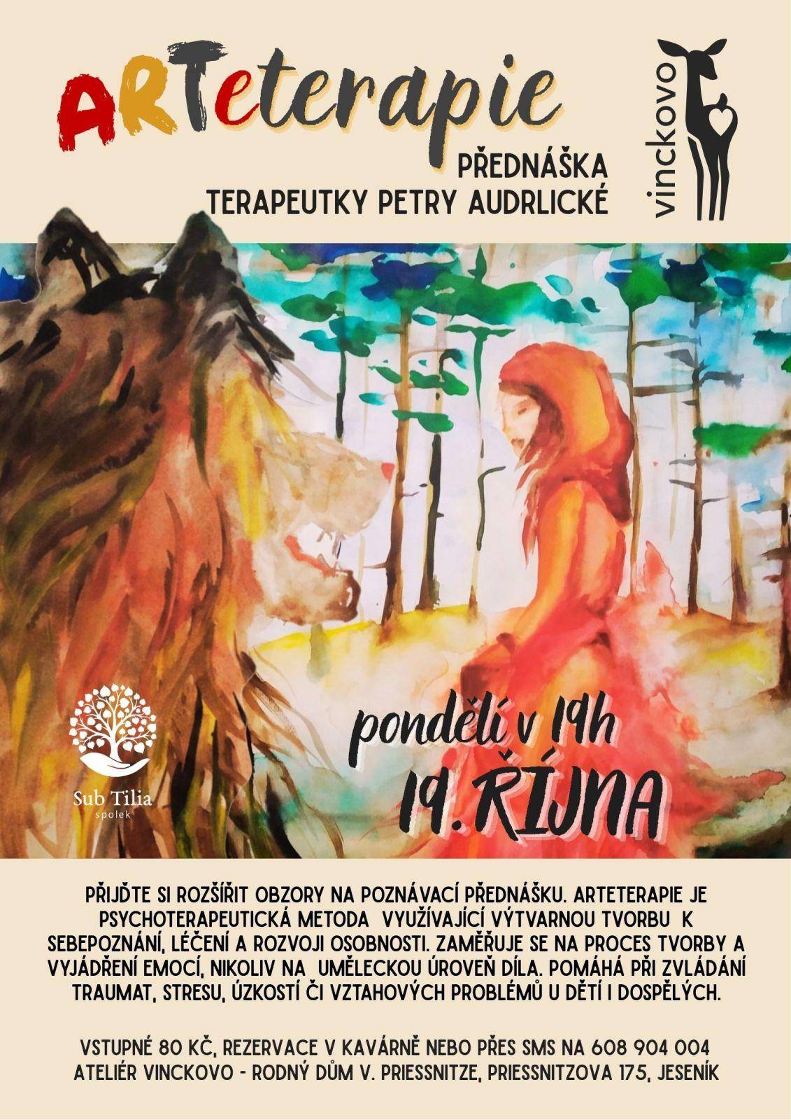 ARTETERAPIE - přednáška Mgr. Petry Audrlické
