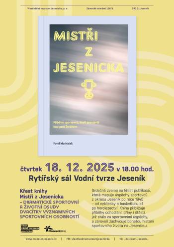 Křest knihy Mistři z Jesenicka