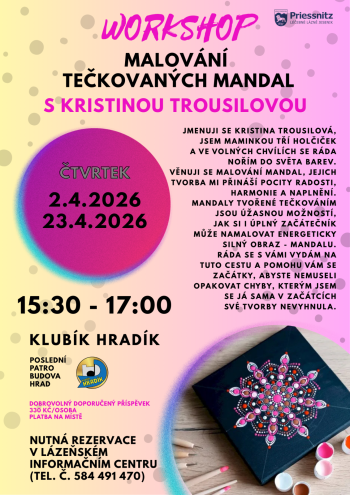 MALOVÁNÍ TEČKOVANÝCH MANDAL - WORKSHOP
