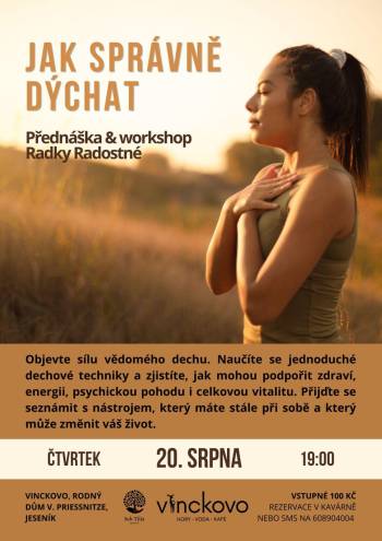 JAK SPRÁVNĚ DÝCHAT - RADKA RADOSTNÁ