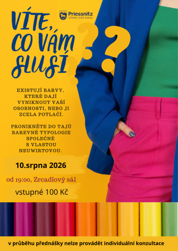 ZRUŠENO - VÍTE CO VÁM SLUŠÍ? (Akce zrušena)