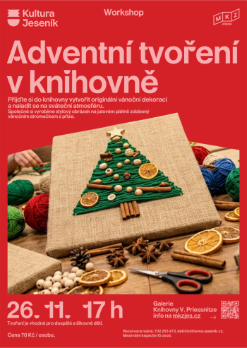 ADVENTNÍ TVOŘENÍ V KNIHOVNĚ