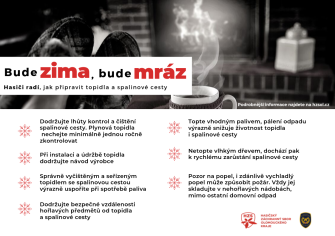 BUDE ZIMA, BUDE MRÁZ ANEB HASIČÍ RADÍ, JAK SE PŘIPRAVIT NA ZIMU