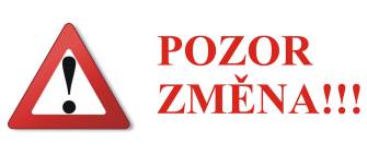 POZOR NA ZMĚNY PRO ŘIDIČE