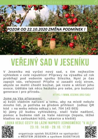 VÝSADBA VEŘEJNÉHO SADU