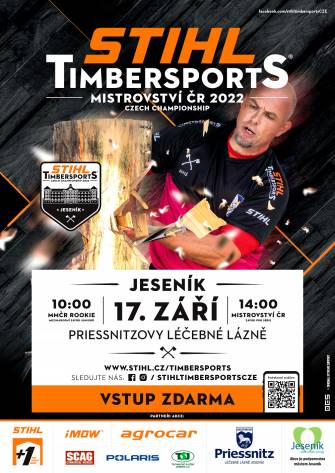 JESENÍK PŘIVÍTÁ MČR a MMČR STIHL TIMBERSPORTS®