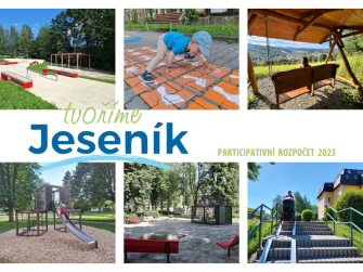 JEŠTĚ MĚSÍC MŮŽETE PODÁVAT NÁVRHY A TVOŘIT JESENÍK