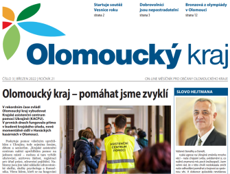 BŘEZNOVÉ VYDÁNÍ MĚSÍČNÍKU OLOMOUCKÝ KRAJ