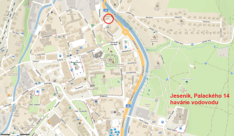 HAVÁRIE VODOVODU NA ULICI PALACKÉHO
