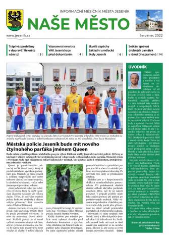 ČERVENCOVÉ ČÍSLO MĚSÍČNÍKU NAŠE MĚSTO