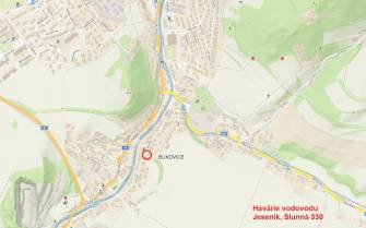 HAVÁRIE VODOVODU NA ULICI SLUNNÁ