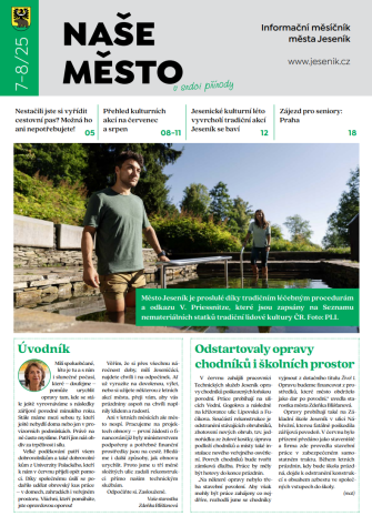 PRÁZDNINOVÉ ČÍSLO ZPRAVODAJE