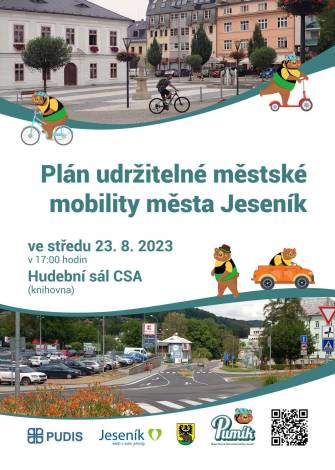 PŘEDSTAVENÍ PLÁNU UDRŽITELNÉ MĚSTSKÉ MOBILITY