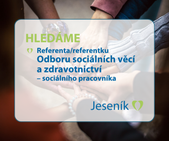 HLEDÁME REFERENTA/KU ODBORU SOCIÁLNÍCH VĚCÍ A ZDRAVOTNICTVÍ