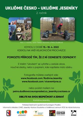 UKLIĎME ČESKO – UKLIĎME JESENÍKY
