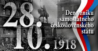 105 LET OD VZNIKU SAMOSTATNÉHO ČESKOSLOVENSKÉHO STÁTU