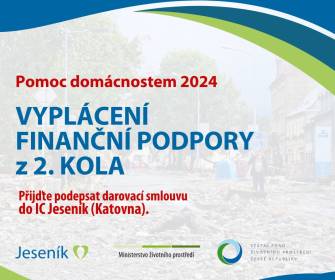 INFORMACE K POSKYTOVÁNÍ PODPORY DOMÁCNOSTEM VE 2. KOLE ŽÁDOSTÍ