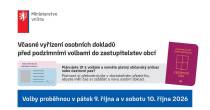 PŘED VOLBAMI SI ZKONTROLUJTE PLATNOST OSOBNÍCH DOKLADŮ