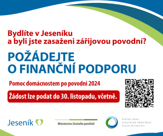 ZASÁHLA VAŠI DOMÁCNOST POVODEŇ? PODEJTE SI ŽÁDOST O FINANČNÍ PODPORU