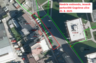 OPRAVA VODOVODU V GOGOLOVĚ ULICI