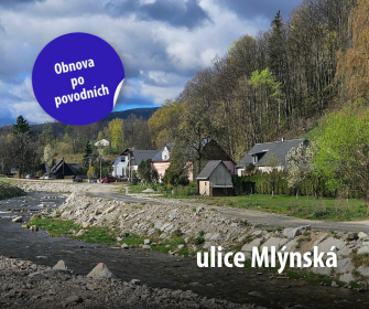 OBNOVUJEME JESENÍK PO POVODNI: ULICE MLÝNSKÁ