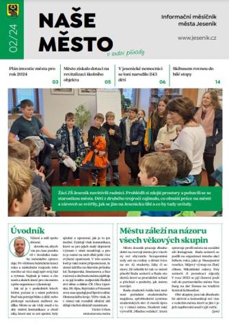 ÚNOROVÉ ČÍSLO ZPRAVODAJE NAŠE MĚSTO