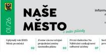 LEDNOVÉ VYDÁNÍ ZPRAVODAJE NAŠE MĚSTO