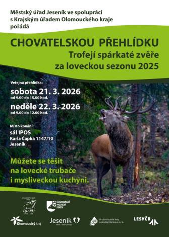 CHOVATELSKÁ PŘEHLÍDKA TROFEJÍ SPÁRKATÉ ZVĚŘE SE VRACÍ NA IPOS