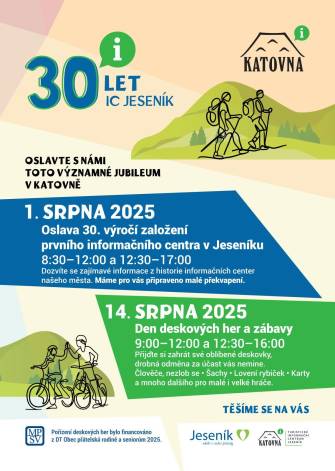JESENICKÉ INFORMAČNÍ CENTRUM OSLAVÍ 30 LET SVÉ ČINNOSTI