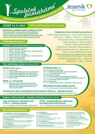 SPOLEČNĚ POMÁHÁME: POZNEJTE REGIONÁLNÍ SOCIÁLNÍ SLUŽBY