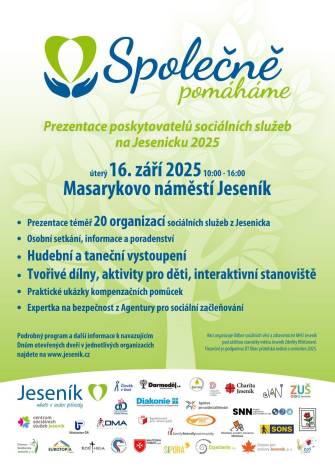 SPOLEČNĚ POMÁHÁME: PŘIJĎTE SE PŘESVĚDČIT, ŽE NA SVÉ STAROSTI NEMUSÍTE BÝT SAMI