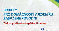 NABÍDKA BRIKET PRO DOMÁCNOSTI ZASAŽENÉ POVODNĚMI