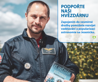 NAŠI HVĚZDÁRNU PODPOŘIL PRESTIŽNÍ VESMÍRNÝ PROJEKT. POMOCI MŮŽETE I VY