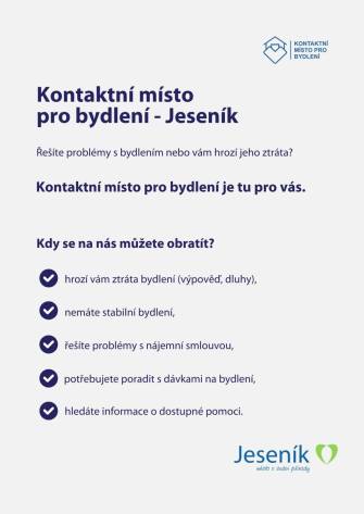 MĚSTO ZŘÍDILO NOVÉ KONTAKTNÍ MÍSTO, KTERÉ POMŮŽE S BYDLENÍM