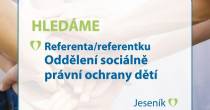 HLEDÁME REFERENTA/REFERENTKU NA OSPOD