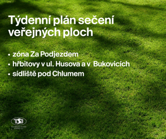 SEČENÍ VEŘEJNÉ ZELENĚ V TÝDNU DO 7. SRPNA