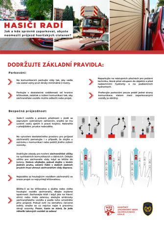 HASIČI RADÍ: JAK NA ZÁCHRANÁŘSKOU ULIČKU A SPRÁVNÉ PARKOVÁNÍ