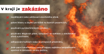 HEJTMAN VYHLÁSIL OBDOBÍ ZVÝŠENÉHO NEBEZPEČÍ VZNIKU POŽÁRŮ