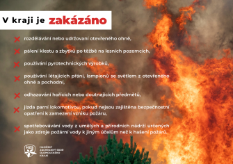 HEJTMAN VYHLÁSIL OBDOBÍ ZVÝŠENÉHO NEBEZPEČÍ VZNIKU POŽÁRŮ