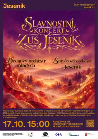 SLAVNOSTNÍ KONCERT ZUŠ JESENÍK NABÍDNE HUDBU ZE SVĚTA FANTAZIE
